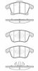 KAWE 1249 20 Brake Pad Set, disc brake